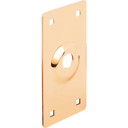 Prime-Line Bright Brass, Steel Cylinder Guide Single Pack U 10378